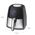 Miniatyrbild 1 av 6: Luftfritös Proficook PC-FR 1147 H Svart 1500 W 2,5 L