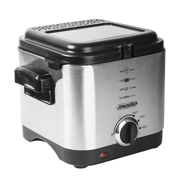 Rasvakeitin Mesko MS 4910 Musta Hopeinen 900 W 1,5 L