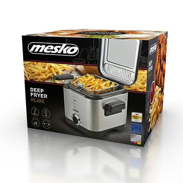Rasvakeitin Mesko MS 4910 Musta Hopeinen 900 W 1,5 L