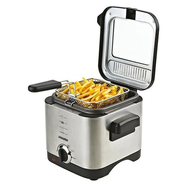 Rasvakeitin Mesko MS 4910 Musta Hopeinen 900 W 1,5 L musta, Satiini teräs