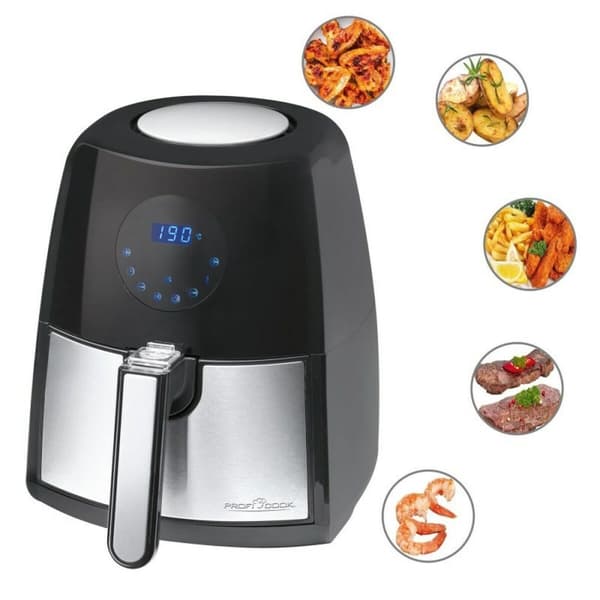 Airfryer Proficook PC-FR 1147 H Musta 1500 W 2,5 L