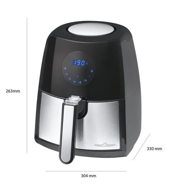Varmluftsfrituregryde Proficook PC-FR 1147 H Sort 1500 W 2,5 L