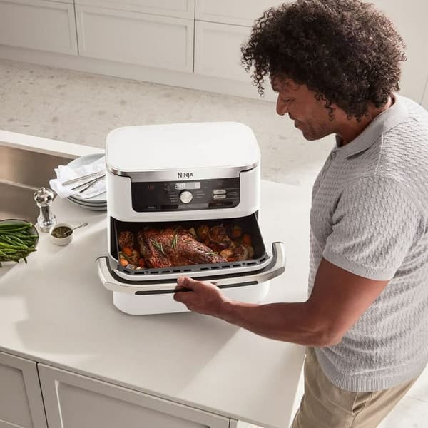 Luftfritös NINJA AF500EUWH Vit Silvrig 2470 w 10,4 L
