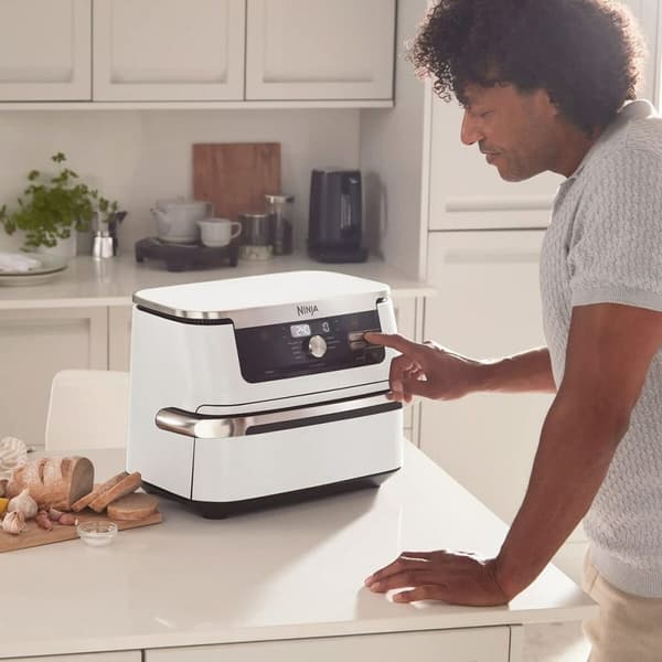 Luftfritös NINJA AF500EUWH Vit Silvrig 2470 w 10,4 L