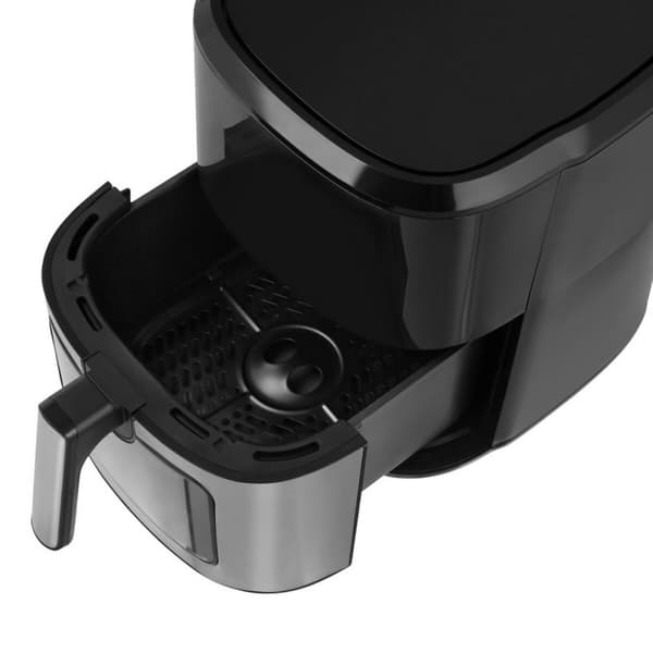 Airfryer N'oveen AF770 Musta Hopeinen 1700 W 6,5 L