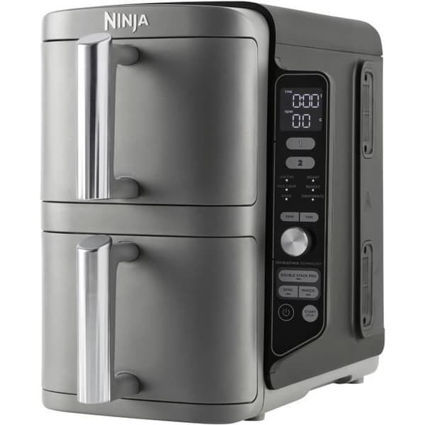 NINJA luftfritösk - Double Stack XL SL400EU - Kapacitet 9,5L - 6 matlagningsprogram - 2470W