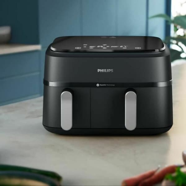 Luftfritös Philips NA351/00 Svart Silvrig 2750 W 9 L