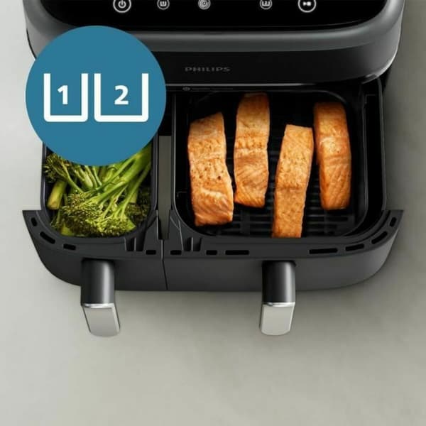 Luftfritös Philips NA351/00 Svart Silvrig 2750 W 9 L