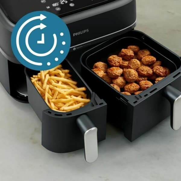 Luftfritös Philips NA351/00 Svart Silvrig 2750 W 9 L