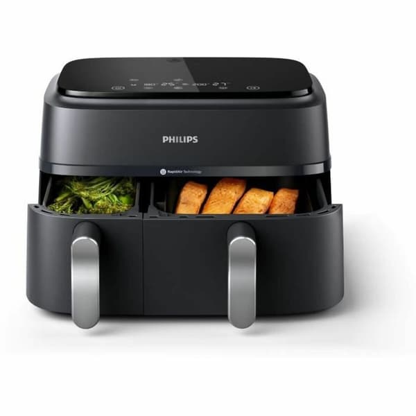 Luftfritös Philips NA351/00 Svart Silvrig 2750 W 9 L Svart, Silver