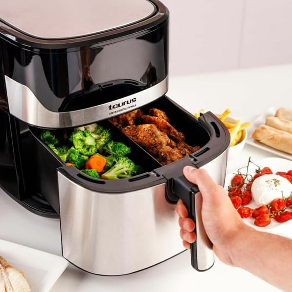 Airfryer Taurus 973993000 Musta Hopeinen 1600 W 6,5 L