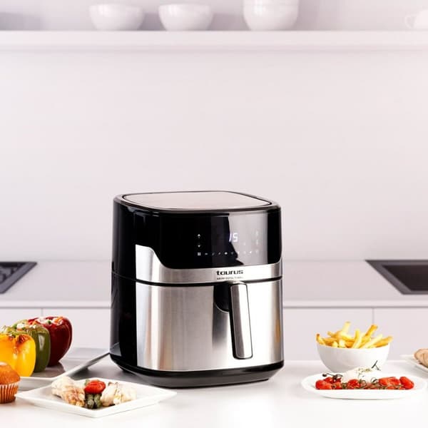 Airfryer Taurus 973993000 Musta Hopeinen 1600 W 6,5 L