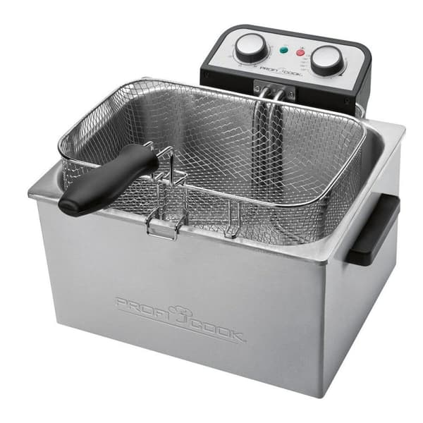 Frityrgryte Clatronic PC-FR 1038 Sølv 3000 W