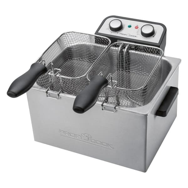 Frityrgryte Clatronic PC-FR 1038 Sølv 3000 W