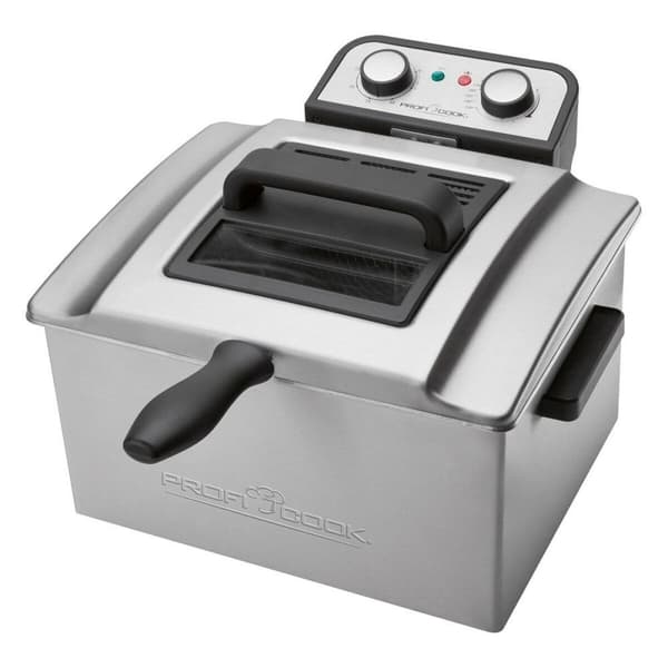 Frityrgryte Clatronic PC-FR 1038 Sølv 3000 W Sølv