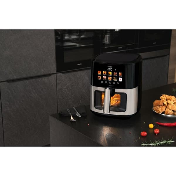 Luftfrityrkoker N'oveen AF770 Svart Sølv 1700 W 6,5 L