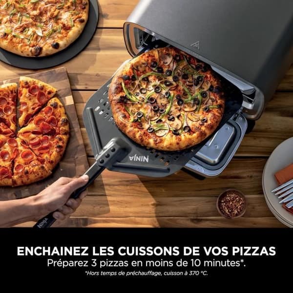 Ninja Artisan utomhus elektrisk pizzaugn och luftfritös