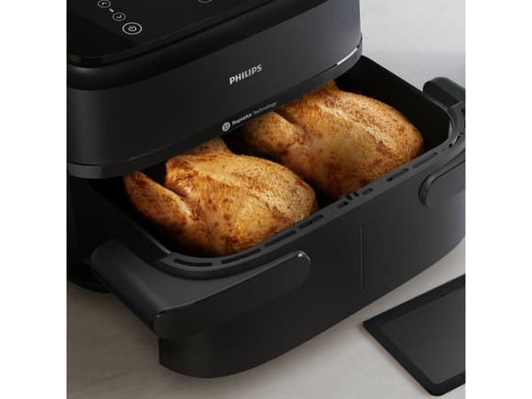 Philips 1000 series , Varmluftsfritös, 7,1 l, Rapid Air, 40 ° C, 200 ° C, 60 min
