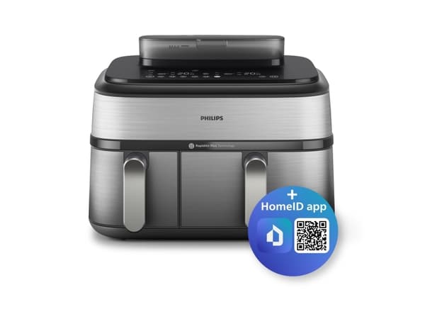 Philips 5000 series , Varmluftsfritös, 9 l, 1,4 kg, Rapid Air, 40 ° C, 200 ° C