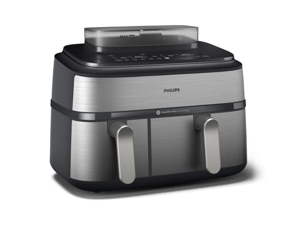 Philips 5000 series , Varmluftsfritös, 9 l, 1,4 kg, Rapid Air, 40 ° C, 200 ° C Silver