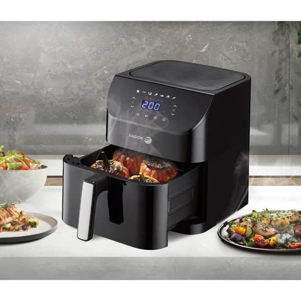 Fritösa utan olja FAGOR - Airfryer FGAF8L - Kapacitet 8L - 7 tillagningsprogram - 1800W