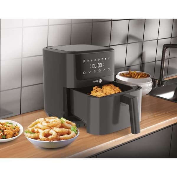 Luftfritöser - FAGOR - Airfryer FGR65 - Kapacitet 6,5L - 8 tillagningsprogram - 1600W
