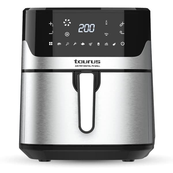 Taurus Air Fry Digital 7S rasvaton friteerauskeitin (6,5 l) musta, Ruostumaton teräs