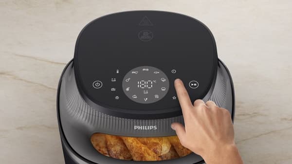 Philips 3000 series NA332/00 frituregryde Enkeltstående 6,2 L Fritstående 1700 W Varmluftfrituregryde Sort