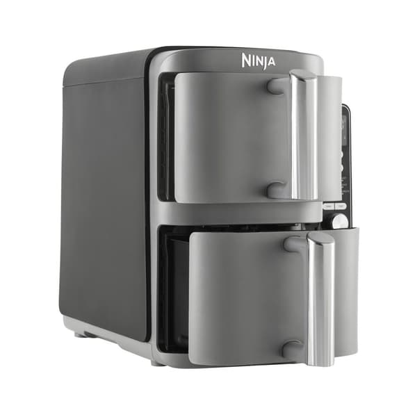 Ninja SL400EU -keitin, kaksiosainen, 9,5 l, 2470 W, kuumailmakeitin, musta, harmaa