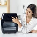 Miniatyrbild 7 av 10: Luftfritös Black & Decker BXAFO1200E Svart 1700 W 12 L