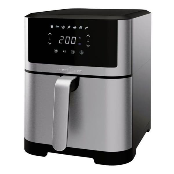 Luftfritös Proficook PC-FR 1269 Svart 1800 W 8 L Svart, Rostfritt stål