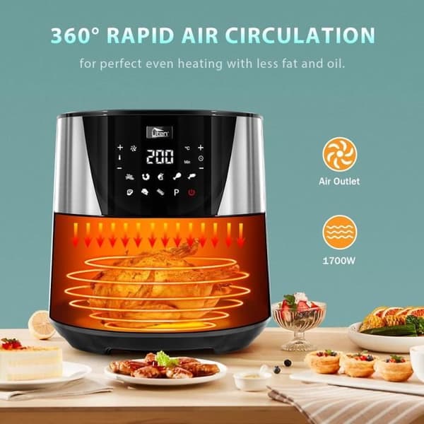 Utan 7,5L Elektrisk Multifunktionell Air Fryer