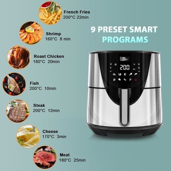 Utan 7,5L Elektrisk Multifunktionell Air Fryer