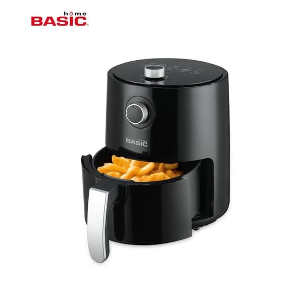 Varmluftsfrituregryde Basic Home Sort 1200 W 2,3 L