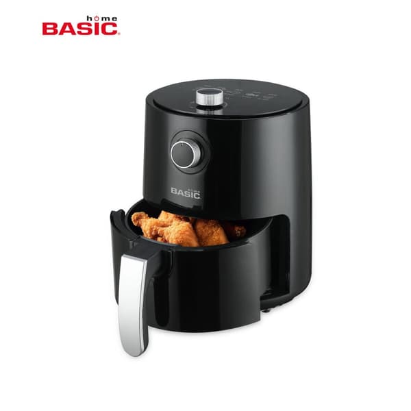 Varmluftsfrituregryde Basic Home Sort 1200 W 2,3 L