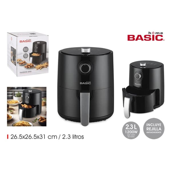 Airfryer Basic Home Musta 1200 W 2,3 L