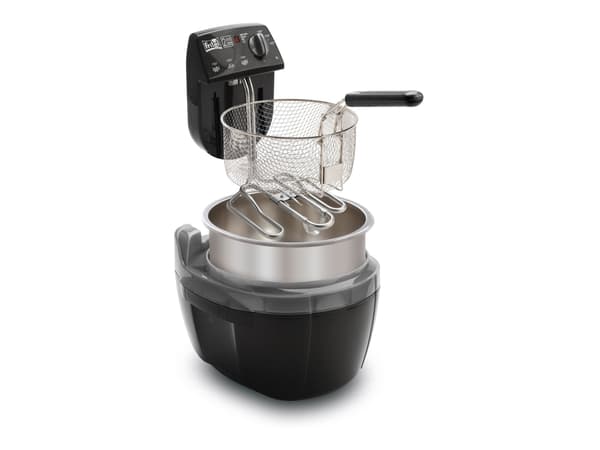 Fritel Turbo SF 4209, Rasvakeitin, 3 kg, 150 °C, 190 °C, 4 henkilö(t), Antrasiitti, Metallinen