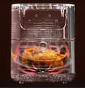 Miniatyrbild 3 av 11: FETTFRI FRITÖS 5,5L 1500W STOR AIR FRYER Ugn XL FÖNSTER 60min