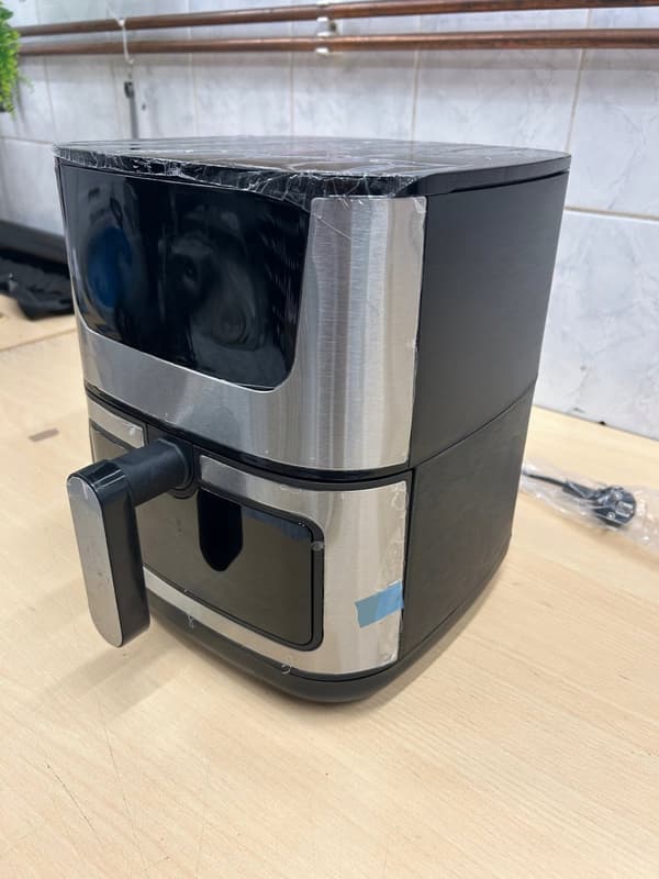 FETTFRI FRITÖS 5,5L 1500W STOR AIR FRYER Ugn XL FÖNSTER 60min