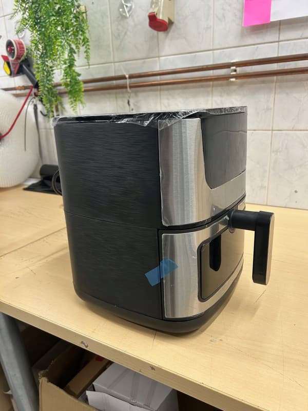 FETTFRI FRITÖS 5,5L 1500W STOR AIR FRYER Ugn XL FÖNSTER 60min