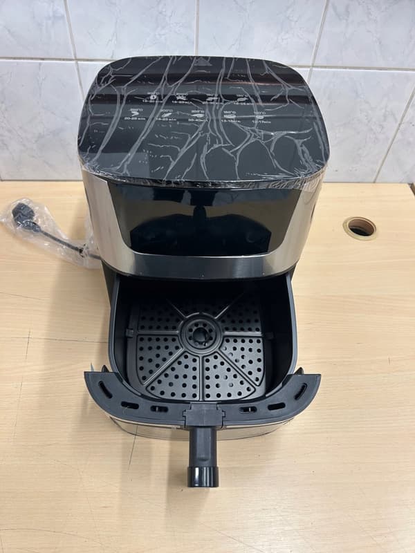 FETTFRI FRITÖS 5,5L 1500W STOR AIR FRYER Ugn XL FÖNSTER 60min