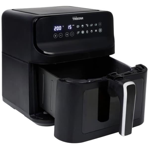 Luftfritös - TRISTAR - FR-9037 - 1300 W - Svart - 3 Liter