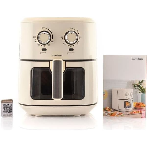 6,5L Air Fryer - Cream Color Air Fryer | InnovaGoods