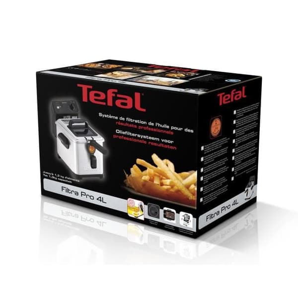 Fritös - Tefal - Filtra Pro FR5160 - 1,3 kg - 4 L - 2400 W - Temperatur 190 °C