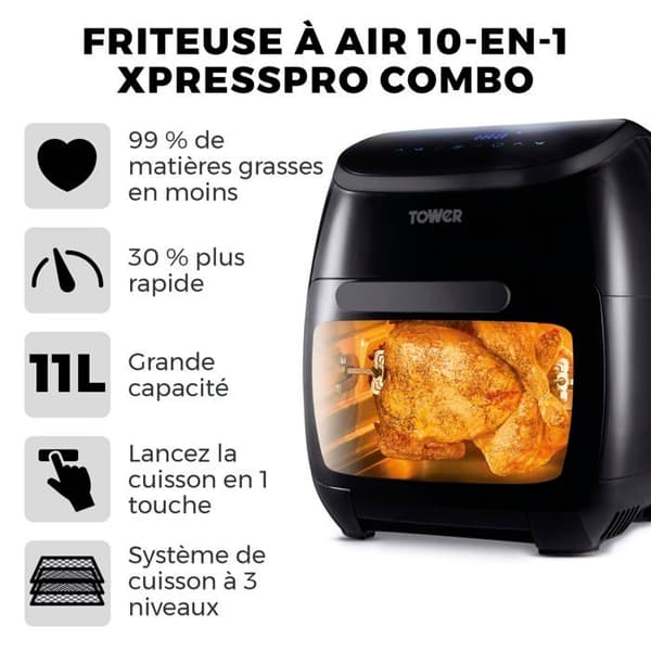 Tower elektrisk fritös - T17076VDE