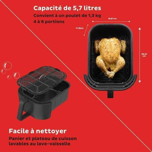 Instant Pot Vortex Slim Air Fryer - 5,7L - Svart