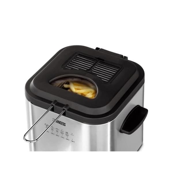 Princess Mini fritös och fondue 840 W 1,2 L Silver 182611