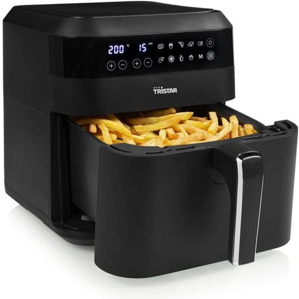 Airfryer Tristar FR-6999 - 1,5 kg pommes frites - 10 program - Minnesfunktion - Plast - Svart - 6 L