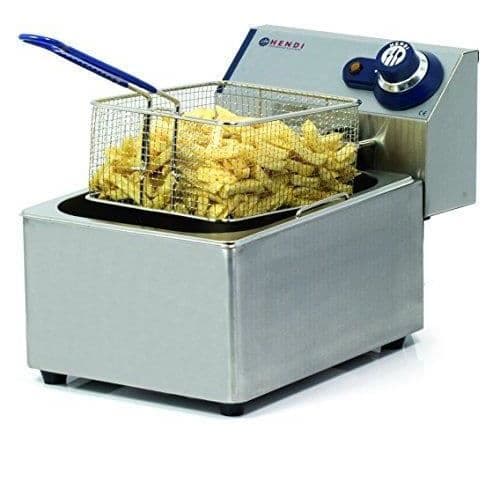 HENDI 205815 Blue Line Fritös, Rostfritt stål, 6 L, Blå