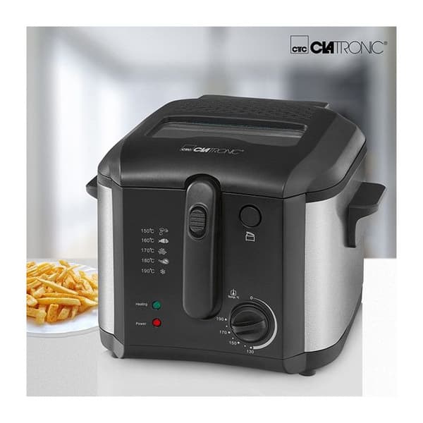 Fritös - CLATRONIC - FR 3649 - 1600W - 2,5L - Svart